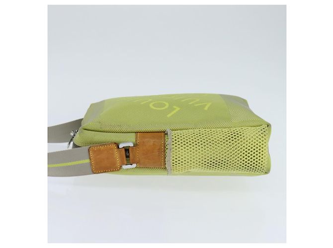 LOUIS VUITTON Borsa Weatherly LV Cup Damier Geant Gialla M80636 LV Auth bs30618 Giallo - vista 3