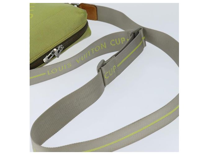LOUIS VUITTON Borsa Weatherly LV Cup Damier Geant Gialla M80636 LV Auth bs30618 Giallo - vista 7