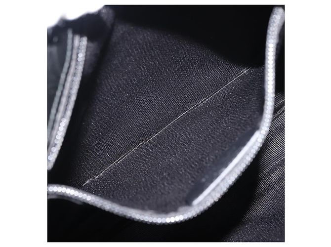 Bolsa de Ombro Gancini Emalhe Preta Auth BA6810 de Salvatore Ferragamo Preto - vista 19
