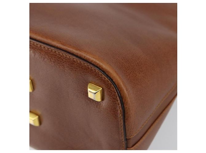Borsa a mano Salvatore Ferragamo in pelle marrone dorato Auth bs30002 D'oro - vista 10