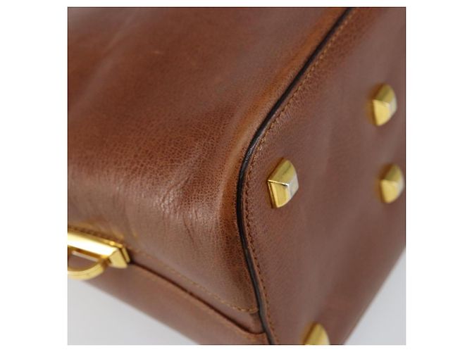 Borsa a mano Salvatore Ferragamo in pelle marrone dorato Auth bs30002 D'oro - vista 11