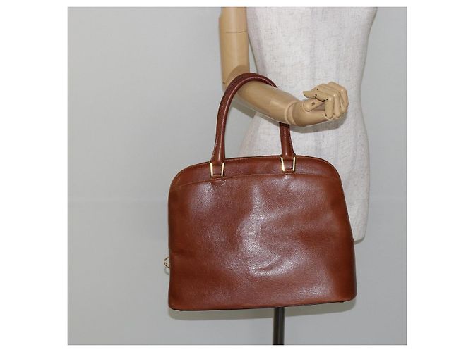 Borsa a mano Salvatore Ferragamo in pelle marrone dorato Auth bs30002 D'oro - vista 21