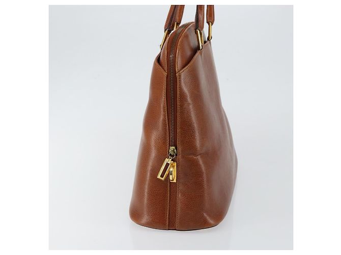 Borsa a mano Salvatore Ferragamo in pelle marrone dorato Auth bs30002 D'oro - vista 4