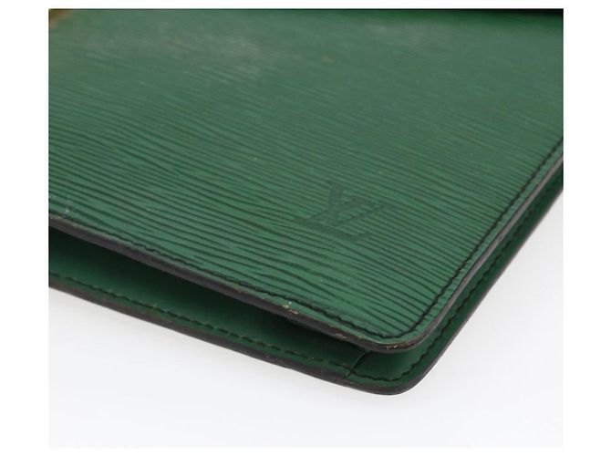LOUIS VUITTON Epi Porta Documenti a Tracolla Briefcase Verde M54464 Auth BA6530 - vista 14
