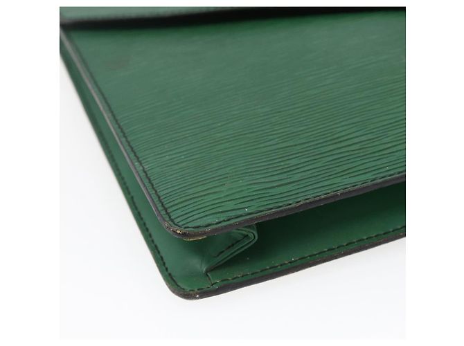 LOUIS VUITTON Epi Porta Documenti a Tracolla Briefcase Verde M54464 Auth BA6530 - vista 15