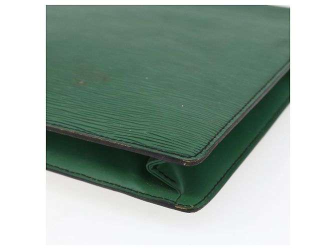 LOUIS VUITTON Epi Porta Documenti a Tracolla Briefcase Verde M54464 Auth BA6530 - vista 16