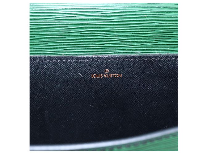 LOUIS VUITTON Epi Porta Documenti a Tracolla Briefcase Verde M54464 Auth BA6530 - vista 18