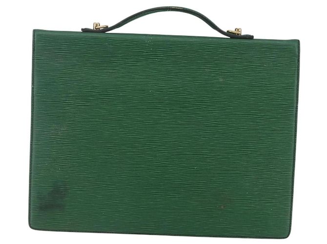LOUIS VUITTON Epi Porta Documenti a Tracolla Briefcase Verde M54464 Auth BA6530 - vista 2