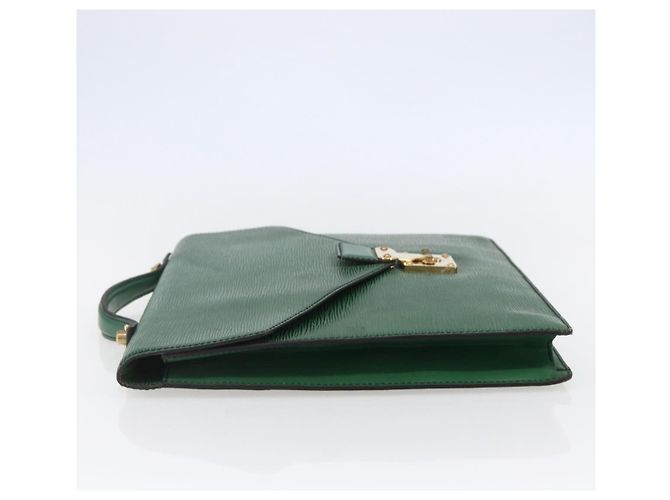 LOUIS VUITTON Epi Porta Documenti a Tracolla Briefcase Verde M54464 Auth BA6530 - vista 3