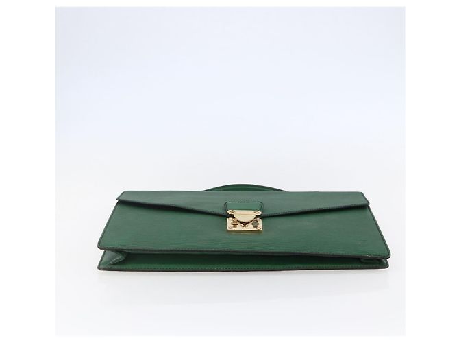 LOUIS VUITTON Epi Porta Documenti a Tracolla Briefcase Verde M54464 Auth BA6530 - vista 5