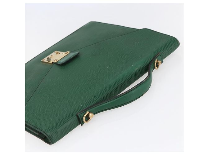 LOUIS VUITTON Epi Porta Documenti a Tracolla Briefcase Verde M54464 Auth BA6530 - vista 6