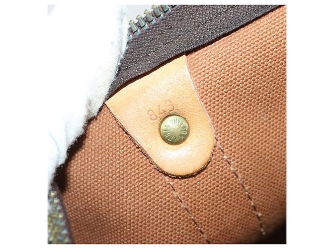 LOUIS VUITTON Borsa Boston Monogram Keepall 55 M41424 LV Auth bs30067 Monogramma - vista 11