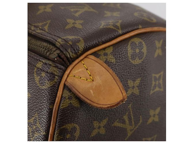 LOUIS VUITTON Borsa Boston Monogram Keepall 55 M41424 LV Auth bs30067 Monogramma - vista 19