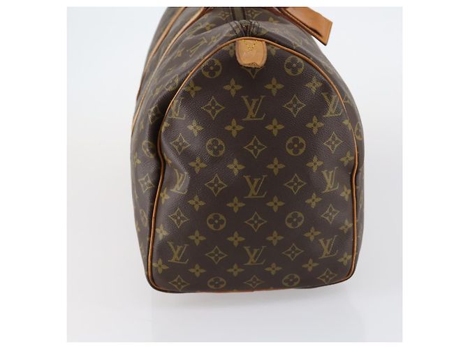 LOUIS VUITTON Borsa Boston Monogram Keepall 55 M41424 LV Auth bs30067 Monogramma - vista 4