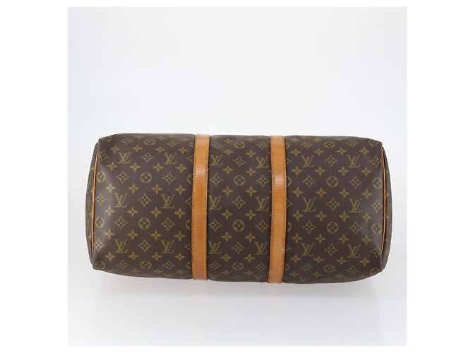LOUIS VUITTON Borsa Boston Monogram Keepall 55 M41424 LV Auth bs30067 Monogramma - vista 5