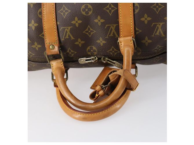 LOUIS VUITTON Borsa Boston Monogram Keepall 55 M41424 LV Auth bs30067 Monogramma - vista 7