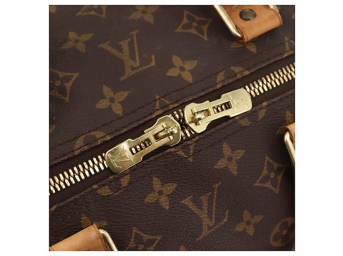 LOUIS VUITTON Borsa Boston Monogram Keepall 55 M41424 LV Auth 149100 Monogramma - vista 10