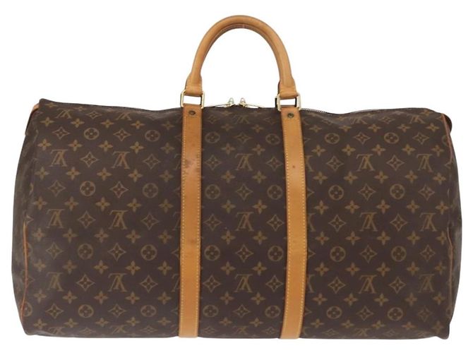 LOUIS VUITTON Borsa Boston Monogram Keepall 55 M41424 LV Auth 149100 Monogramma - vista 2