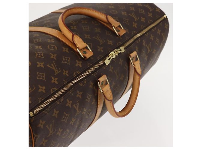 LOUIS VUITTON Borsa Boston Monogram Keepall 55 M41424 LV Auth 149100 Monogramma - vista 7