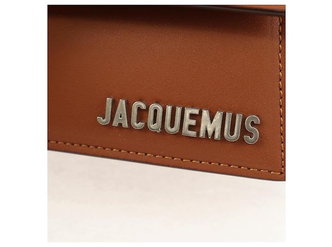 Borsa a mano mini JACQUEMUS in pelle 2 in 1 marrone oro Auth 128501M D'oro - vista 21