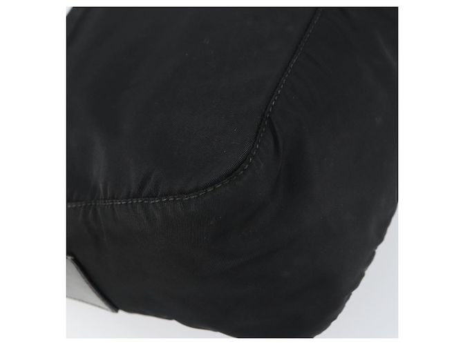 Borsa a Spalla PRADA in Nylon Nero Argento Autentica bs31714 - vista 14