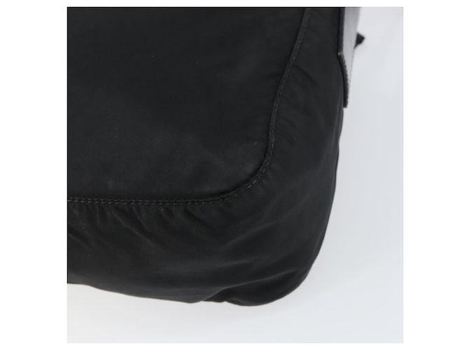 Borsa a Spalla PRADA in Nylon Nero Argento Autentica bs31714 - vista 15