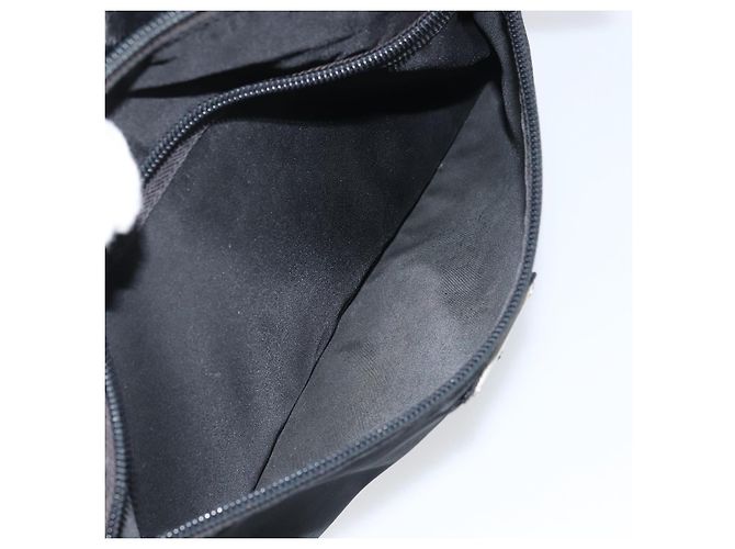 Borsa a Spalla PRADA in Nylon Nero Argento Autentica bs31714 - vista 24