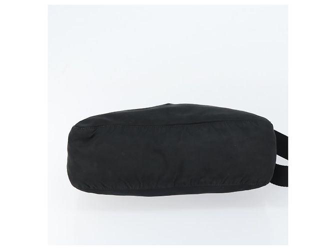 Borsa a Spalla PRADA in Nylon Nero Argento Autentica bs31714 - vista 5