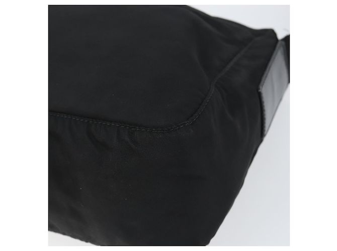 Borsa a Spalla PRADA in Nylon Nero Argento Autentica bs31714 - vista 9