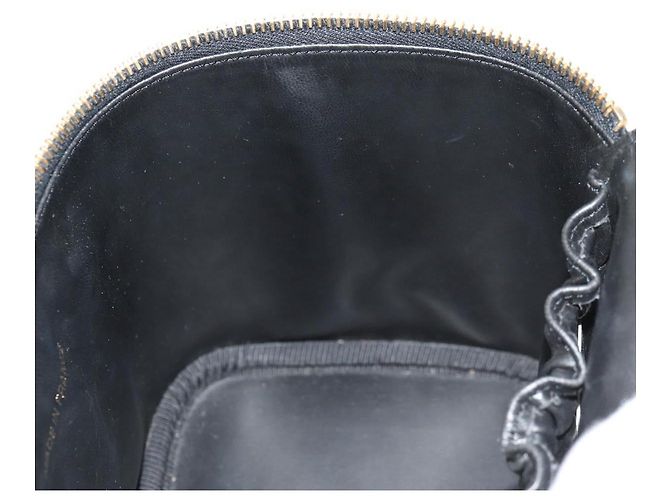 Pochette Vanity CHANEL COCO Mark in Pelle Caviar Nera Oro CC Auth 153739SAV Nero D'oro - vista 21