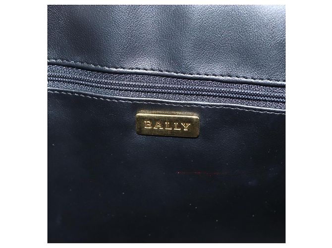BALLY Borsa a Mano Trapuntata in Pelle Bianca e Oro Auth ti3520 Bianco D'oro - vista 15