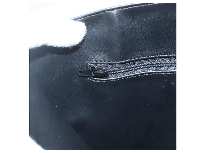 BALLY Borsa a Mano Trapuntata in Pelle Bianca e Oro Auth ti3520 Bianco D'oro - vista 16