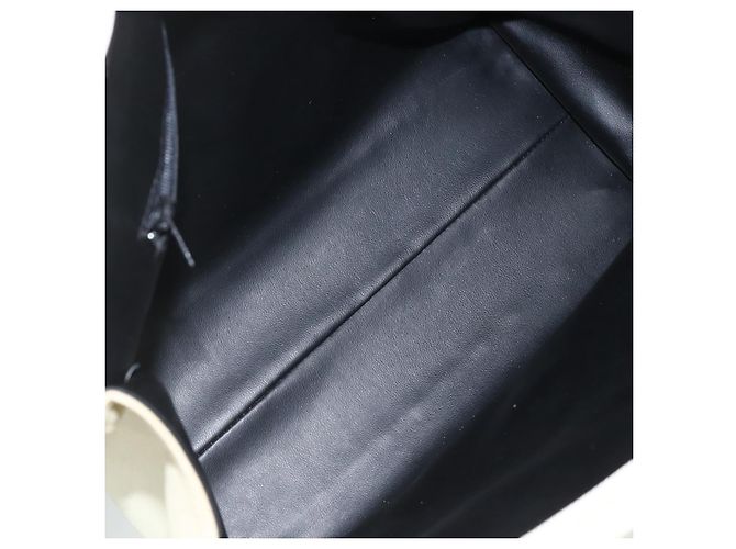BALLY Borsa a Mano Trapuntata in Pelle Bianca e Oro Auth ti3520 Bianco D'oro - vista 17