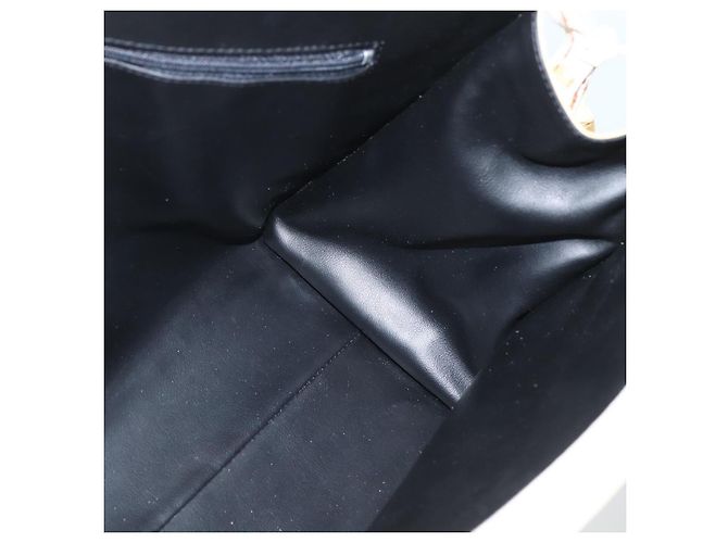 BALLY Borsa a Mano Trapuntata in Pelle Bianca e Oro Auth ti3520 Bianco D'oro - vista 18