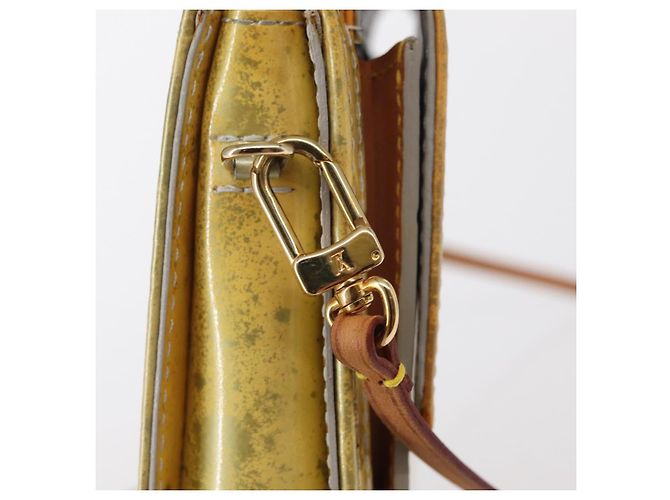 LOUIS VUITTON Bolsa de Accesorios Motto Monogram Vernis Gris M91030 LV Auth 155682 - vista 18