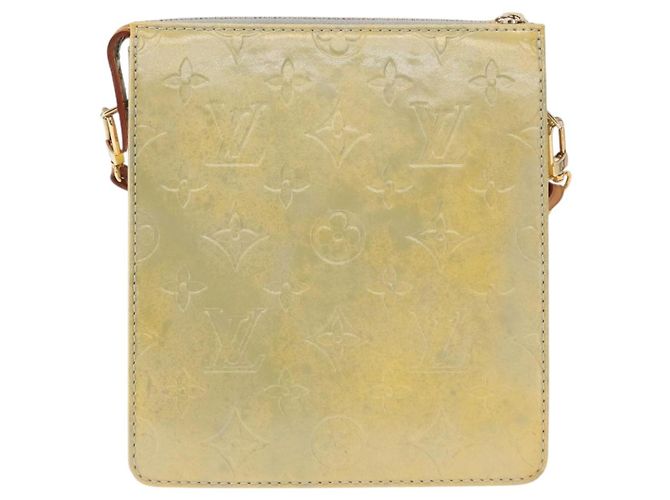 LOUIS VUITTON Bolsa de Accesorios Motto Monogram Vernis Gris M91030 LV Auth 155682 - vista 2
