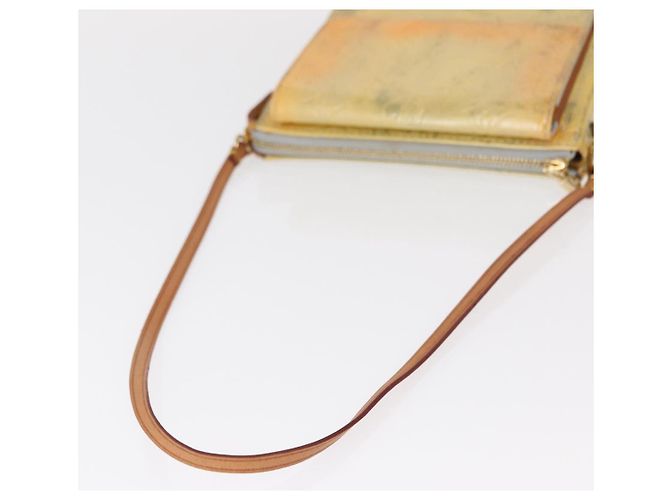 LOUIS VUITTON Bolsa de Accesorios Motto Monogram Vernis Gris M91030 LV Auth 155682 - vista 7
