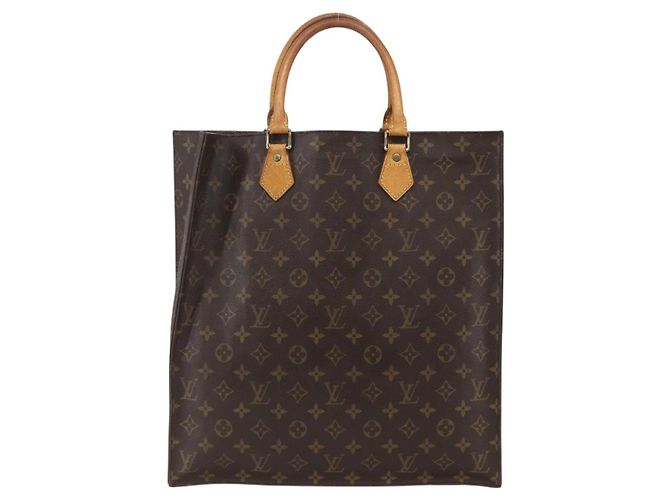 LOUIS VUITTON Monogram Sac Plat Handtasche M51140 LV Auth 155912 Monogramm - Ansicht 2
