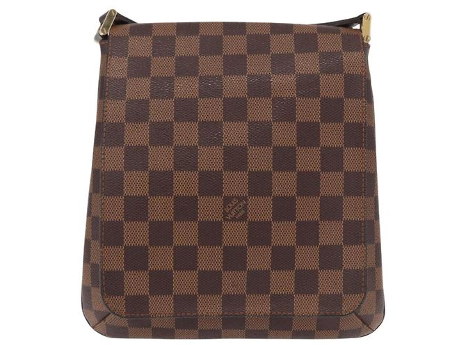 LOUIS VUITTON Borsa a Spalla Corto Musette Salsa Damier Ebene N51260 Auth BA8574 - vista 13