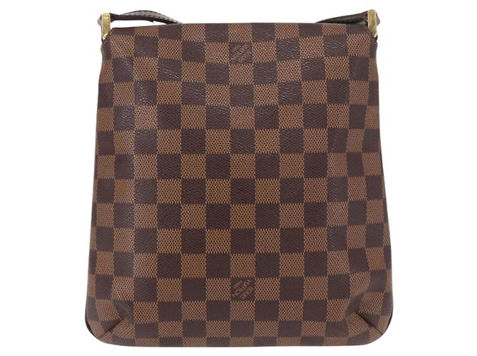 LOUIS VUITTON Borsa a Spalla Corto Musette Salsa Damier Ebene N51260 Auth BA8574 - vista 2