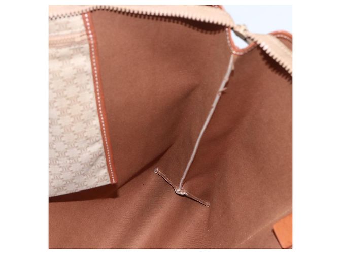 Céline CELINE Macadam Canvas Tote Bag PVC Beige Auth 157142 - Ansicht 18