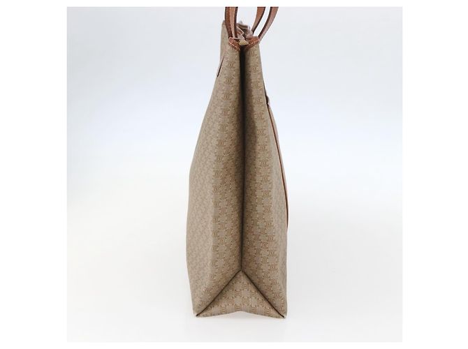 Céline CELINE Macadam Canvas Tote Bag PVC Beige Auth 157142 - Ansicht 4