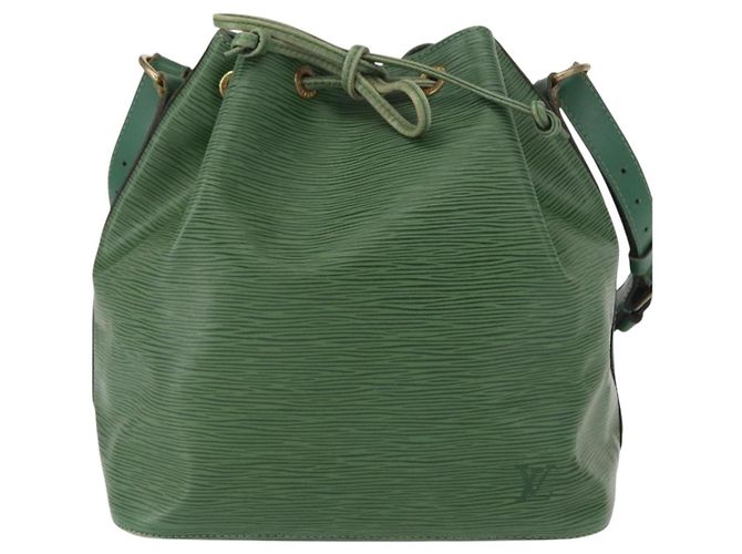 Noe LOUIS VUITTON Borsa a Spalla Petit Noé Epi Verde M44104 LV Auth BA8589 - vista 13