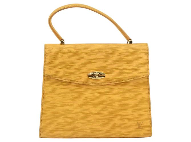 LOUIS VUITTON Borsa a Mano Epi Malesherbes Tassili Giallo Jonne M52379 Auth 156190 - vista 13