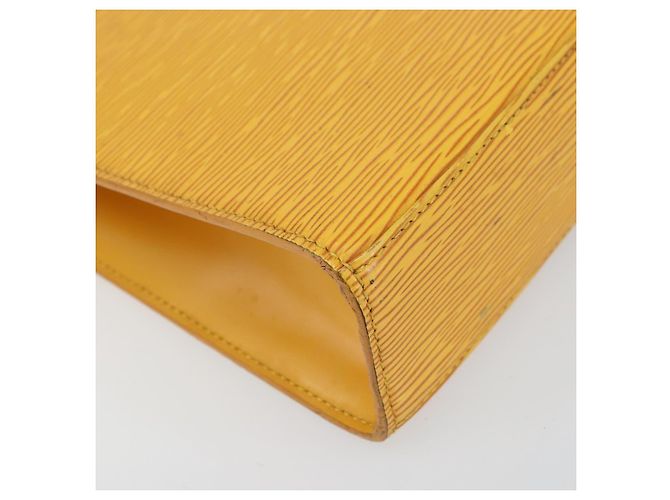 LOUIS VUITTON Borsa a Mano Epi Malesherbes Tassili Giallo Jonne M52379 Auth 156190 - vista 17