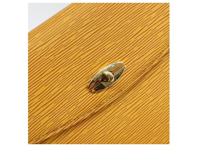 LOUIS VUITTON Borsa a Mano Epi Malesherbes Tassili Giallo Jonne M52379 Auth 156190 - vista 18
