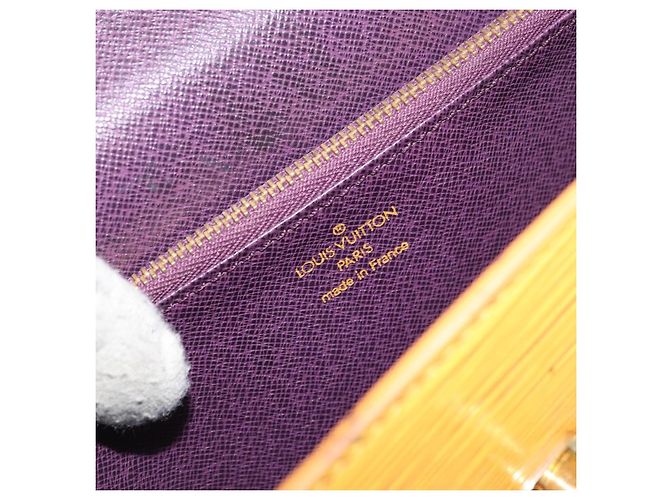 LOUIS VUITTON Borsa a Mano Epi Malesherbes Tassili Giallo Jonne M52379 Auth 156190 - vista 19