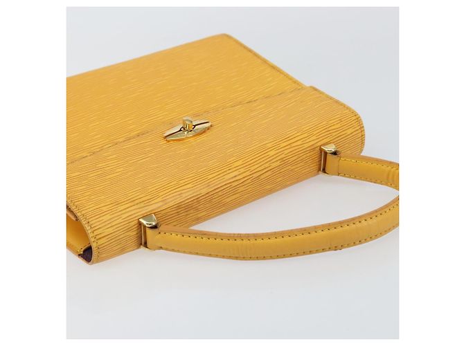 LOUIS VUITTON Borsa a Mano Epi Malesherbes Tassili Giallo Jonne M52379 Auth 156190 - vista 6