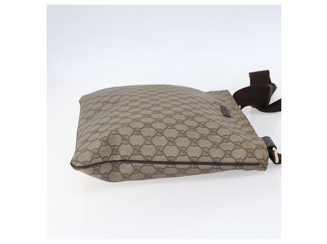GUCCI GG Supreme Schultertasche PVC Beige Gold 201446 Auth 153075 Golden - Ansicht 4