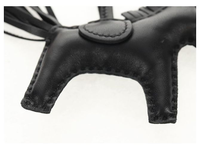 Hermès HERMES Rodeo PM Charm Pelle Nera Auth BA8096M Nero - vista 3